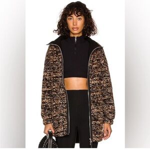 Varley Romar Jacket 'brown speckle' Speckle Fleece Size Medium